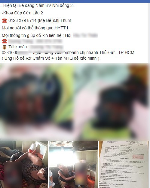Bé trai nhiễm trùng huyết ở Gia Lai đã mất nhưng nhà từ thiện vẫn kêu gọi, kèm hình ảnh thương tâm của bệnh nhân - Ảnh 1.