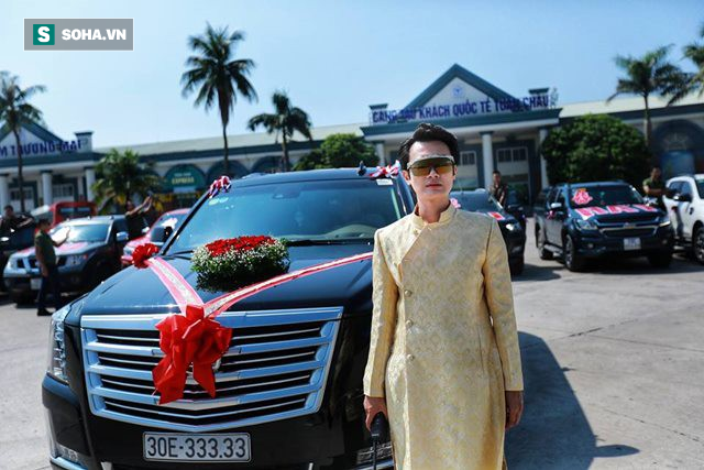 Siêu xe Khủng long Mỹ dẫn đầu đoàn rước dâu hoành tráng ở Quảng Ninh - Ảnh 3.