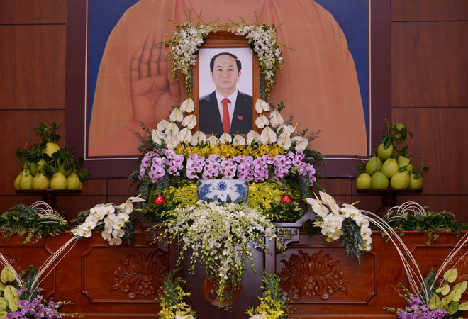 Tăng ni, phật tử TP HCM cầu nguyện, tưởng niệm Chủ tịch nước Trần Đại Quang - Ảnh 3.