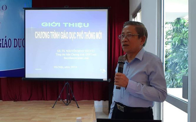 GS Nguyễn Minh Thuyết: Chương trình giáo dục phổ thông mới sẽ được ban hành vào tháng 10 1