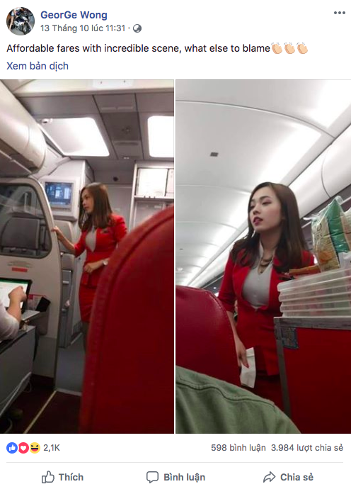 Nữ tiếp viên hàng không Malaysia gây sốt trên MXH chỉ sau tấm ảnh chụp trộm của hành khách 1