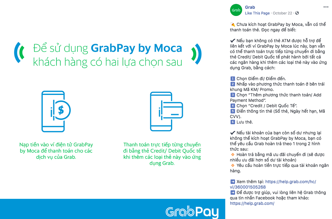 Khách kêu trời vì những bất tiện từ Grab: Visa và Master Card vô dụng, phải có ATM mới dùng được ví GrabPay by Moca - Ảnh 5.