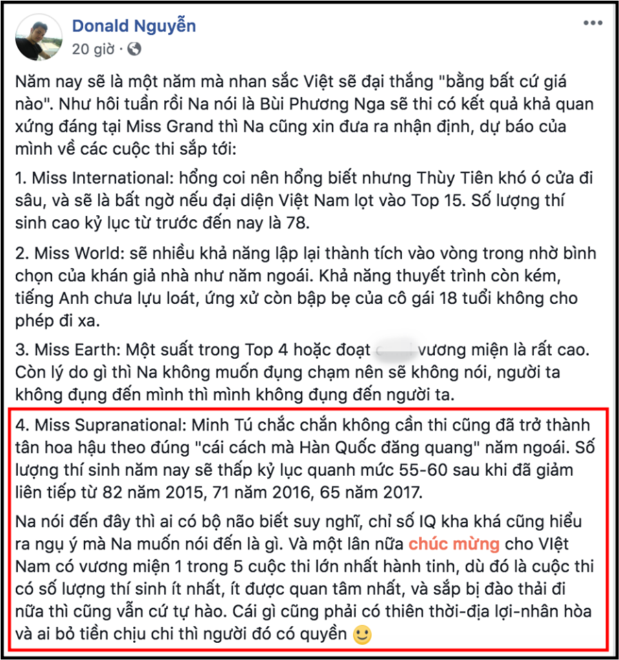 Bị tố gửi ảnh nude bôi nhọ danh dự Minh Tú đến BTC Miss Supranational, chuyên gia sắc đẹp Donald Nguyễn lên tiếng - Ảnh 2.