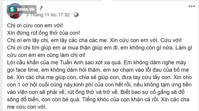 Em xin quỳ xuống đây, cầu xin mọi người cứu con trai em - Ảnh 5.