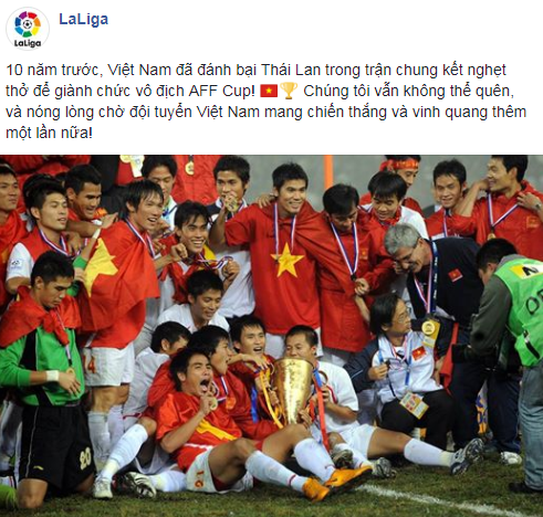 Nhắc lại chiến công lịch sử, giải đấu của Messi hết lòng ủng hộ Việt Nam vô địch AFF Cup - Ảnh 1.