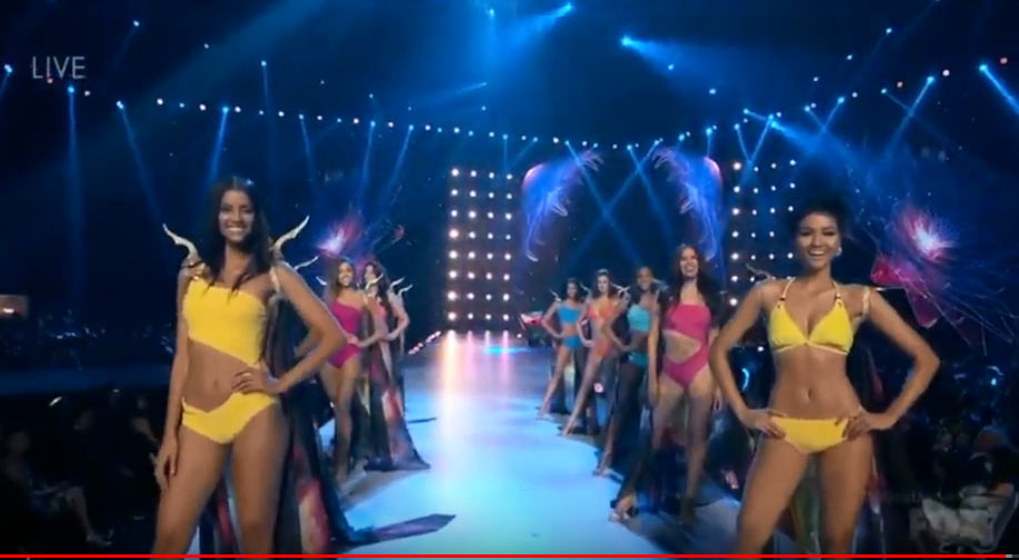 Cận cảnh màn trình diễn bikini nóng bỏng của H'hen Niê tại Miss Universe 3