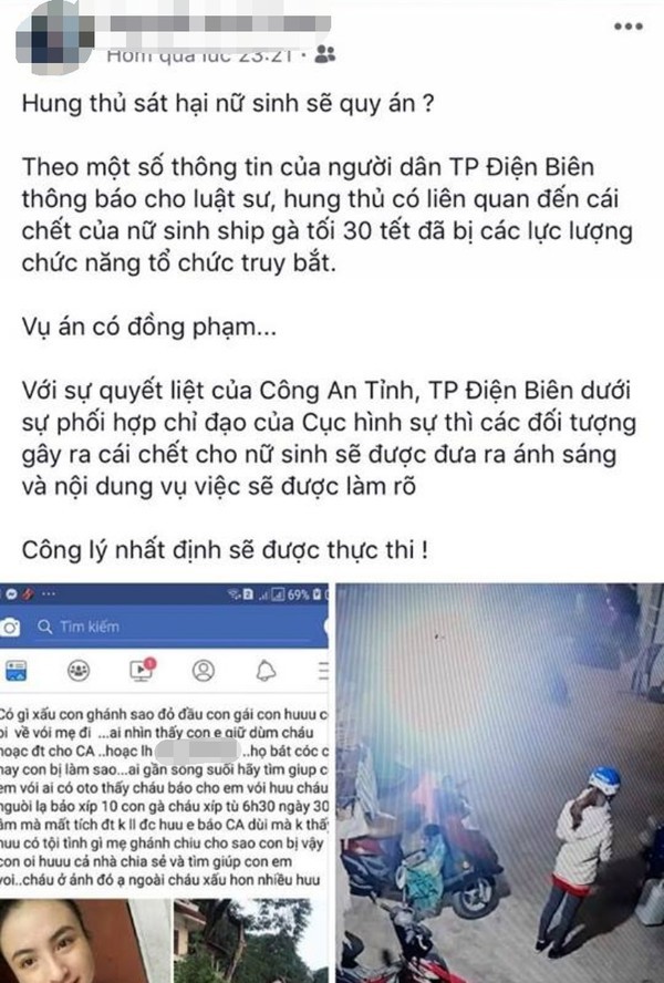 Sự thật về thông tin bắt được nghi phạm sát hại nữ sinh bán gà - ảnh 1 Hình ảnh Sự thật về thông tin bắt được nghi phạm sát hại nữ sinh bán gà số 1