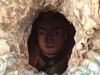 Đầu tượng Phật lộ ra từ thân cây khổng lồ 1.000 tuổi