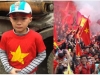 Bé trai bị lạc khi cùng bố mẹ đi đón đội tuyển U23 Việt Nam