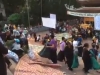 Ban quản lý: Không có việc cả trăm người tranh cướp đồ cúng ở sân chùa Hương