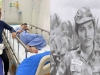 Vợ Thương Tín khuôn mặt mệt mỏi, túc trực bên chồng trong bệnh viện