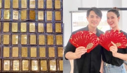 Sao Việt nô nức đi mua vàng ngày vía Thần Tài: Có 'nữ đại gia' một mình mua tới 100 cây vàng