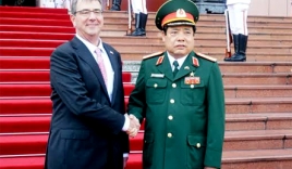 Bộ trưởng Phùng Quang Thanh hội đàm với Bộ trưởng Quốc phòng Mỹ