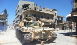 Video: Quân đội Syria rầm rộ tiến vào thành trì IS ở Raqqa