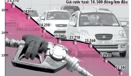 Tại sao giá xăng dầu giảm, giá cước taxi vẫn chây ì không giảm?