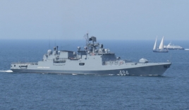 Video: Nga điều tàu hộ vệ tối tân tới Syria tham chiến