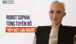 Sophia: Cô nàng robot từng tuyên bố hủy diệt con người, lần đầu nói 'lời yêu'