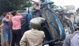 Tai nạn liên hoàn trên đường Hồ Chí Minh, nhiều người bị thương