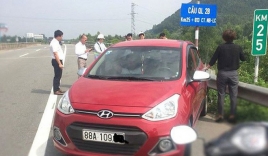 Nữ tài xế chạy ngược chiều trên cao tốc Nội Bài – Lào Cai bị CSGT mời làm việc