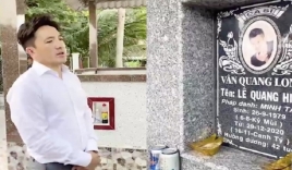 Về thăm mộ Vân Quang Long, Dương Ngọc Thái có nghĩa cử khiến bạn thân yên tâm an nghỉ