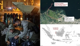 Máy bay Indonesia rơi: Nhân chứng gần hiện trường nghe thấy tiếng nổ như bom