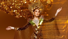 'Đứng ngồi không yên' trước màn trình diễn trang phục dân tộc của Ngọc Thảo tại Miss Grand 2020