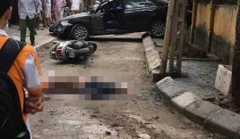 Hà Nội: Nữ tài xế Camry lùi xe cán chết người trên phố Khương Trung