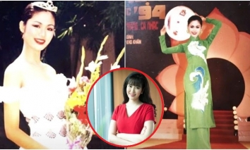 Nhìn lại ảnh thuở mới đăng quang của Hoa hậu Thu Thủy: Đúng chuẩn 'quốc sắc thiên hương'