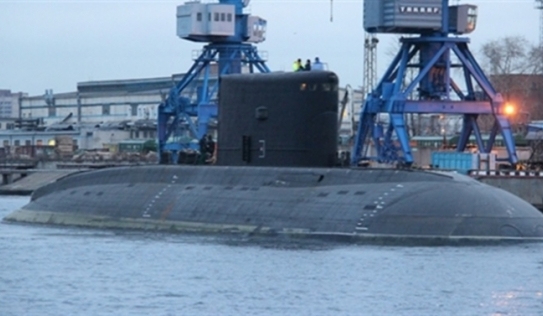Tàu ngầm Hải Phòng chuẩn bị về đến Cam Ranh