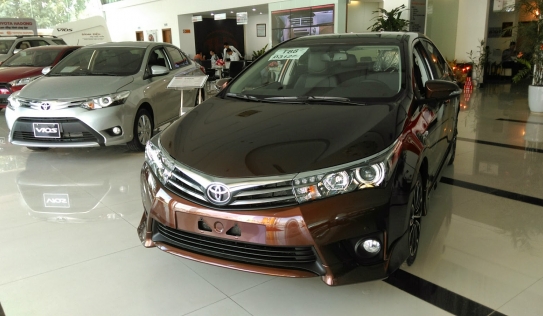 Doanh số Toyota tăng mạnh trong tháng 2/2015