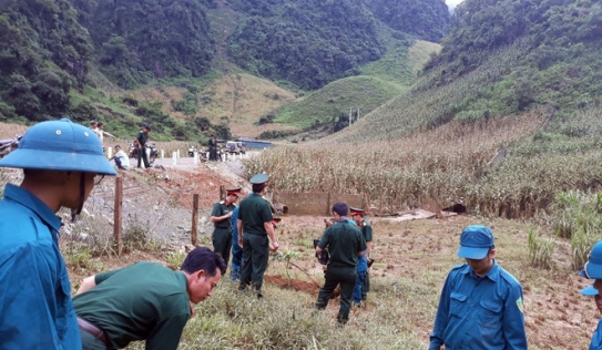 Bộ đội giúp dân trồng cây bơ giữa sào huyệt ma túy ở Lóng Luông