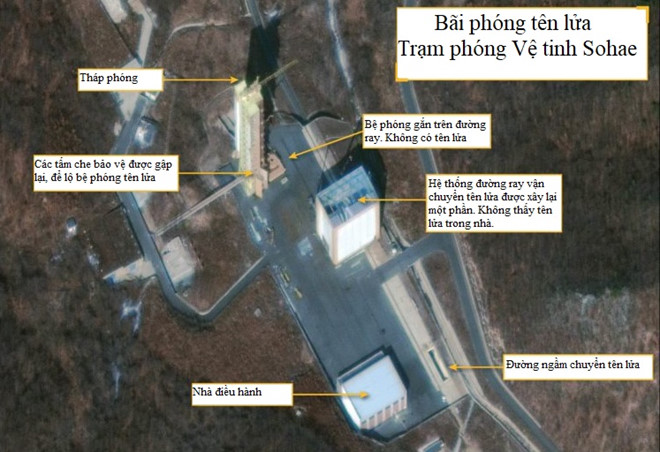 Loạt ảnh vệ tinh cho thấy Triều Tiên xây lại bãi phóng tên lửa tầm xa 2