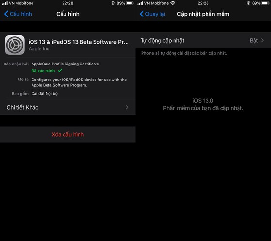 Cách tải và cài đặt iOS 13.1 Public Beta 2 Cách tải và cài đặt iOS 13.1 Public Beta 2