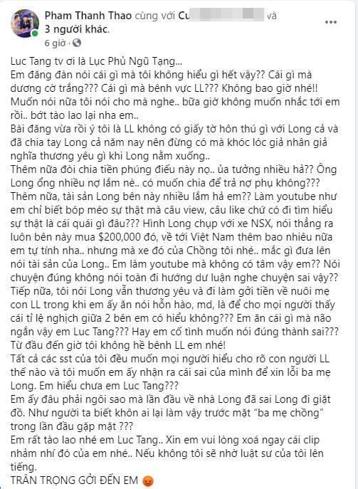Con gái lớn của Vân Quang Long không dám đến trường vì sợ ánh mắt soi mói sau ồn ào của người lớn 1