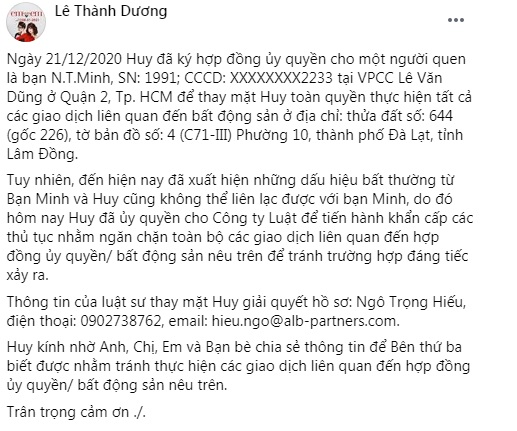 Ngô Kiến Huy đứng trước nguy cơ mất cả 'núi tiền' vì quá tin người 1 Ngô Kiến Huy đứng trước nguy cơ mất cả 'núi tiền' vì quá tin người 1
