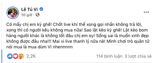 Bán hàng online kiếm thêm thu nhập, danh hài Lê Giang rơi vào hoàn cảnh éo le 1 Bán hàng online kiếm thêm thu nhập, danh hài Lê Giang rơi vào hoàn cảnh éo le 1