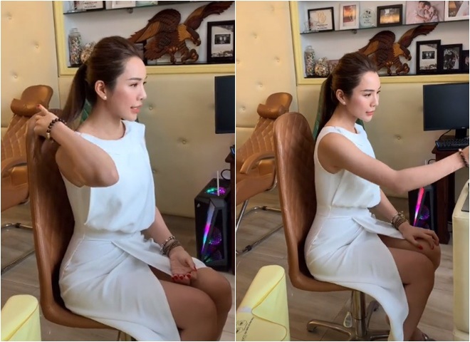 Vợ siêu mẫu của Ưng Hoàng Phúc bị tung khoảnh khắc quay lén ở nhà riêng: Nhan sắc thật được 'phơi bày' 1 Vợ siêu mẫu của Ưng Hoàng Phúc bị tung khoảnh khắc quay lén ở nhà riêng: Nhan sắc thật được 'phơi bày' 1