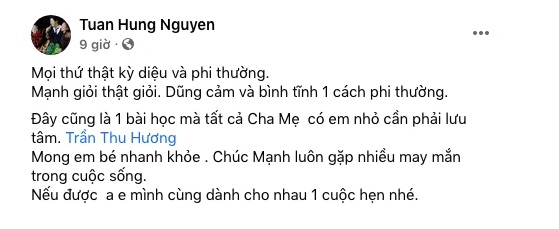 Sao Việt cảm phục trước hành động của 'người hùng' cứu bé gái ở chung cư 1 Sao Việt cảm phục trước hành động của 'người hùng' cứu bé gái ở chung cư 1