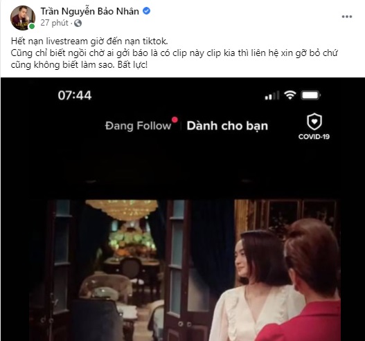 Sau ồn ào clip trên MXH, Ninh Dương Lan Ngọc lại nhận tin không vui 1 Sau ồn ào clip trên MXH, Ninh Dương Lan Ngọc lại nhận tin không vui 1