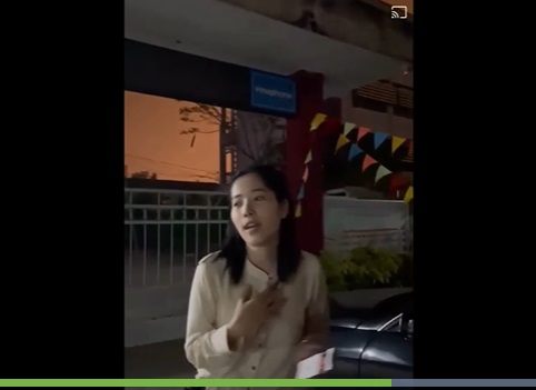 Nam Em sau đó bình tĩnh tường thuật lại sự việc. Ảnh cắt từ clip Nam Em sau đó bình tĩnh tường thuật lại sự việc. Ảnh cắt từ clip