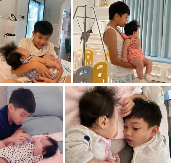 'Tan chảy' với khoảnh khắc Subeo trìu mến bên em gái cùng cha khác mẹ 2 'Tan chảy' với khoảnh khắc Subeo trìu mến bên em gái cùng cha khác mẹ 2