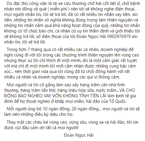 Ông Đoàn Ngọc Hải công khai số tiền có trong tài khoản và kế hoạch lập di chúc 3 Ông Đoàn Ngọc Hải công khai số tiền có trong tài khoản và kế hoạch lập di chúc 3