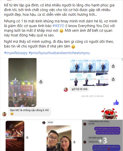 Sau 3 năm chung sống, MC Đức Bảo mới phát hiện mọi động thái của mình đều bị 'tình báo' theo dõi gửi về cho vợ 1 Sau 3 năm chung sống, MC Đức Bảo mới phát hiện mọi động thái của mình đều bị 'tình báo' theo dõi gửi về cho vợ 1