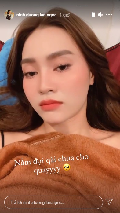 Khoảnh khắc hậu trường gây tò mò của Ninh Dương Lan Ngọc sau ồn ào clip 1 Khoảnh khắc hậu trường gây tò mò của Ninh Dương Lan Ngọc sau ồn ào clip 1