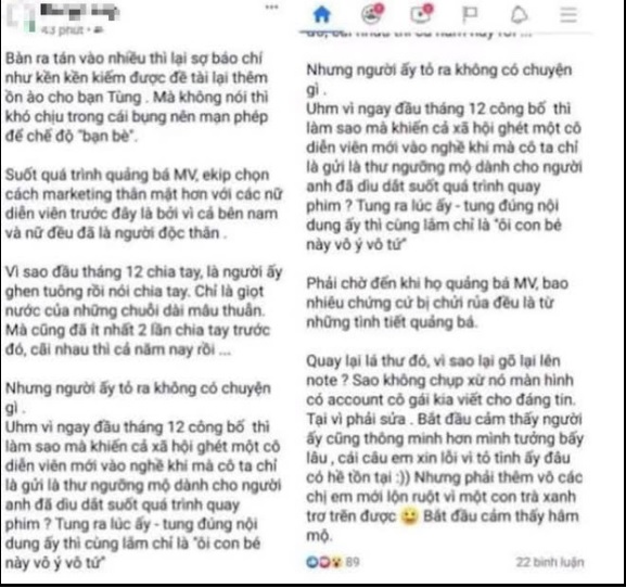 Sơn Tùng vừa comeback, thuyết âm mưu năm xưa lại trỗi dậy, phải chăng sắp hạ màn với Thiều Bảo Trâm 5 Sơn Tùng vừa comeback, thuyết âm mưu năm xưa lại trỗi dậy, phải chăng sắp hạ màn với Thiều Bảo Trâm 5