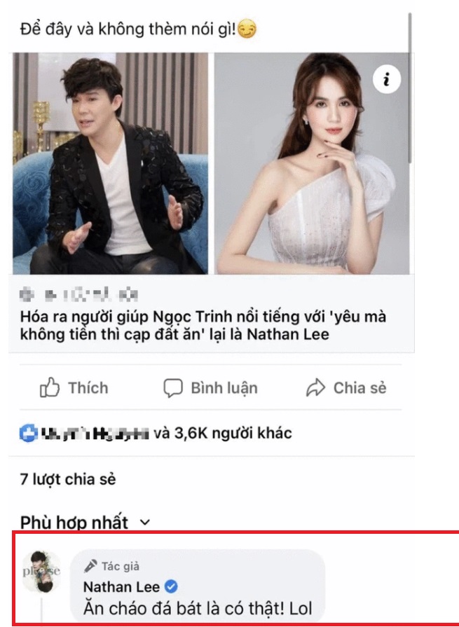 Nathan Lee lại tiếp tục xỉa xói Ngọc Trinh còn lôi chuyện cũ ra để 'dằn mặt' 1 Nathan Lee lại tiếp tục xỉa xói Ngọc Trinh còn lôi chuyện cũ ra để 'dằn mặt' 1