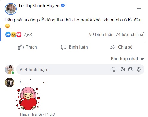 Hot Tiktoker Khánh Huyền đăng đàn thể hiện sự bất ổn tâm lý sau ồn ào xin link 1 Hot Tiktoker Khánh Huyền đăng đàn thể hiện sự bất ổn tâm lý sau ồn ào xin link 1
