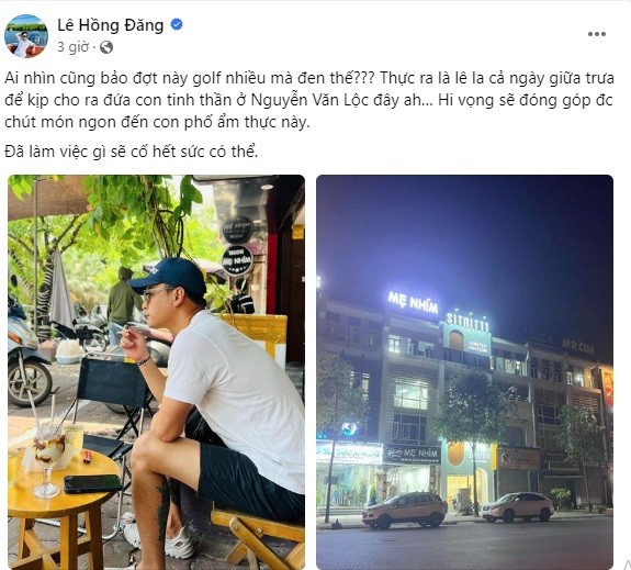 Hồng Đăng tiết lộ về đứa con tinh thần sắp hoàn thiện. Ảnh chụp màn hình