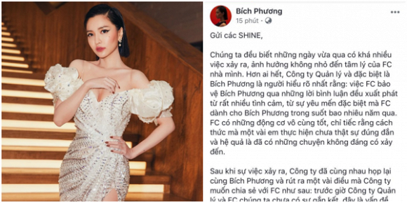 Bích Phương lên tiếng vụ fan làm loạn vì in hình poster nhỏ hơn Hà Anh Tuấn, Mỹ Tâm 2
