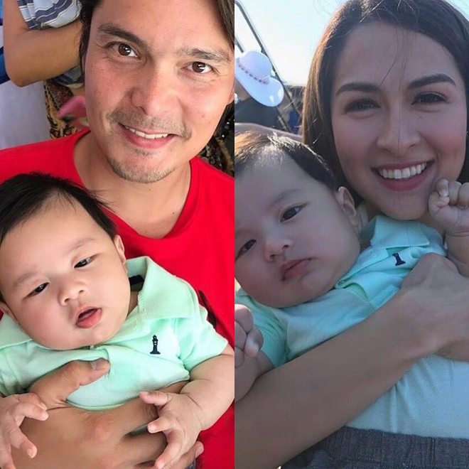 Vợ Đan Trường khoe ảnh con trai được vợ chồng 'mỹ nhân đẹp nhất Philipines' bế 1